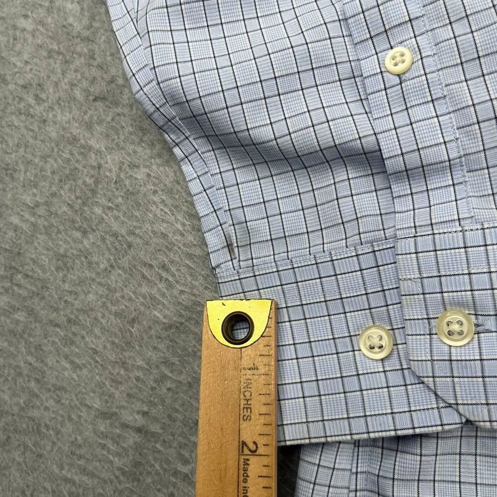 Banana Republic Non Iron Shirt Button Up Long Sleeve Slim Mens Large